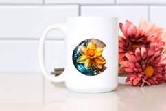 Shiny Daffodil Sublimation Clipart Product Image 2