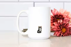 Watercolor CAT House Mushroom | Clipart Product Image 2
