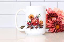 Watercolor Negroni Clipart Product Image 2