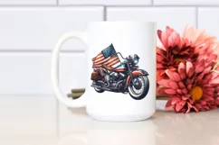 Vintage Motorcycle | Watercolor Clipart Product Image 2