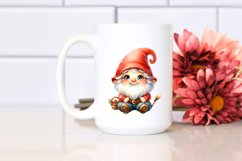 Cute Watercolor Small Gnome Smiling Product Image 2