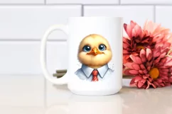 Funny Watercolor Baby Hummingbird | Sublimation | Clipart Product Image 2