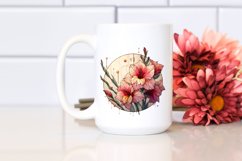 Stained Gladiolus Made of Material | Sublimation Clipart Product Image 2