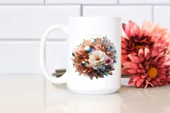 Abstract Shiny Rhododendron | Sublimation | Clipart Product Image 2