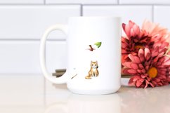 Colorful Cat House with Large Fruit | Clipart Product Image 2