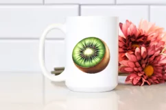 Colorful Whimsical Kiwi Sticker Clipart Product Image 2