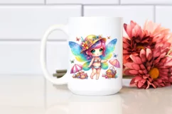 Colorful Fairy with Beachwear | Clipart Product Image 2
