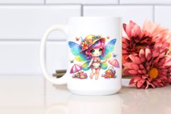 Colorful Fairy with Beachwear | Clipart Product Image 2