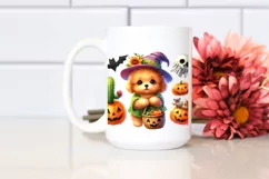 Cute Baby Dog in Halloween Scene Product Image 2