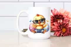 Baby Chicken Big Eyes Sunglasses | Clipart Product Image 2