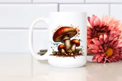 Detailed Wooden Stained Mushroom Product Image 2