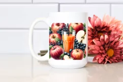 Watercolor Apple Juice Baby Mouse Pastel Hockey Product Image 2