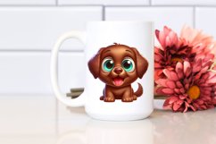 Colorful Cartoon Baby Chesapeake Bay Retriever Product Image 2