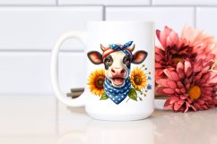 Cow Portrait with Housewife Bandana Product Image 2