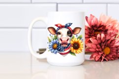 Cow Portrait with Housewife Bandana Product Image 2