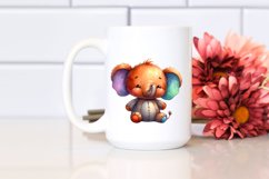 Colorful Plush Elephant | Clipart Product Image 2