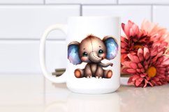 Vibrant Colorful Baby Plush Elephant | Sewed | Smile Product Image 2
