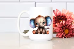 Vibrant Colorful Baby Plush Elephant | Sewed | Smile Product Image 2