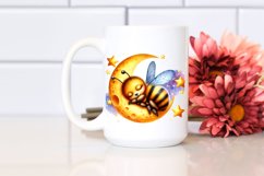 Vibrant Sleeping Baby Bee | Sublimation Product Image 2