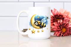 Vibrant Sleeping Baby Bee | Sublimation Product Image 2