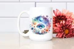 Colorful Celestial Mushroom, Transparent PNG Product Image 2