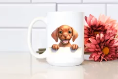 Enthusiastic Baby Vizsla, Invisible Paper | Sublimation | Product Image 2