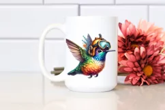 Colorful Baby Hummingbird Clipart Product Image 2