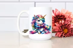 Colorful Baby Unicorn PNG Product Image 2