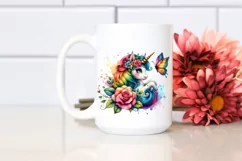 Colorful Baby Unicorn PNG Product Image 2