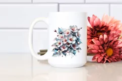 Detailed Glossy Cherry Blossom Made of Shiny Material | Product Image 2