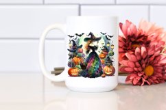 Vibrant Witch Dressed for Halloween Product Image 2