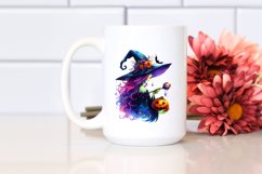 Vibrant Witch Dressed for Halloween Product Image 2