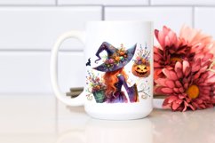 Vibrant Witch Dressed for Halloween Product Image 2