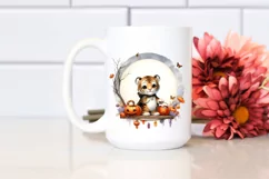 Cute Baby Tiger, Halloween PNG Product Image 2