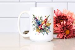 Colorful Bouquet with Snapdragon | Sublimation | Clipart Product Image 2