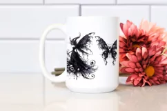 Detailed Gothic Fairy | Sublimation | Clipart Product Image 2