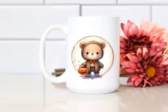 Cute Baby Bear, Washed Watercolor PNG Product Image 2