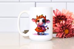 Cute Baby Cow Halloween Costume | Sublimation Clipart Product Image 2