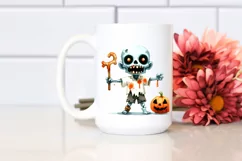 Zombie Halloween Clipart, PNG Product Image 2