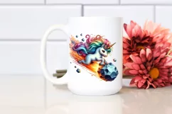 Colorful Baby Unicorn PNG Product Image 2