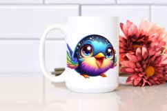 Colorful Baby Starling Clipart Product Image 2