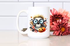 Funny Haloween Skull | Clipart Product Image 2