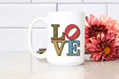 Love Christmas File PNG Sublimation Product Image 2