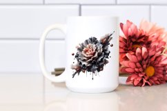 Abstract Glossy Carnation Marble Clipart Product Image 2