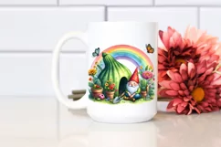 Colorful Vegetable Gnome House | Sublimation Clipart Product Image 2