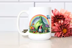 Colorful Vegetable Gnome House | Sublimation Clipart Product Image 2