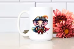 Colorful Watercolor Elephant Musketeer Suit Product Image 2
