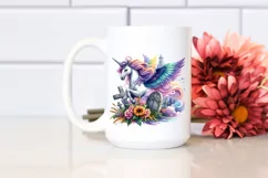 Vibrant Unicorn Halloween | Sublimation | Clipart Product Image 2
