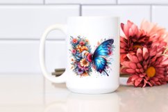 Vibrant Butterfly Flowers | Sublimation Clipart Product Image 2