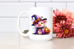 Cute Baby Pig Halloween Clipart Product Image 2
